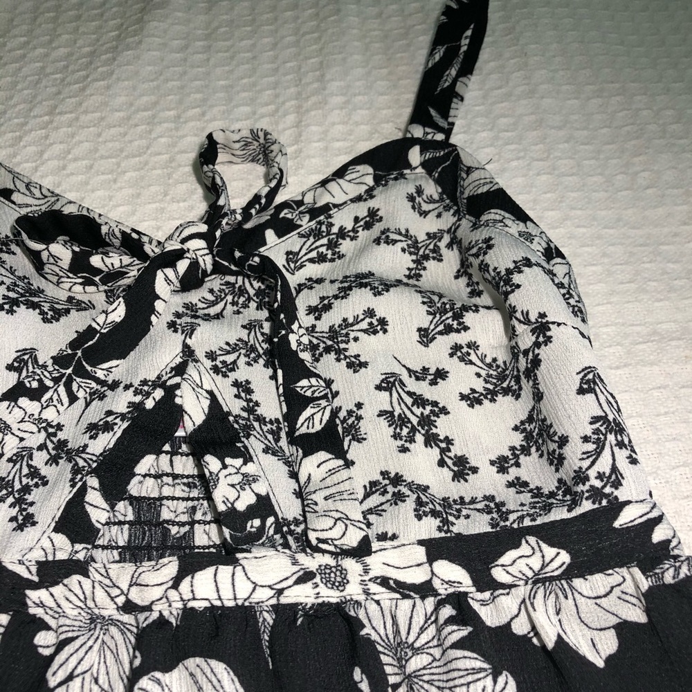 Causal Dress with flower pattern